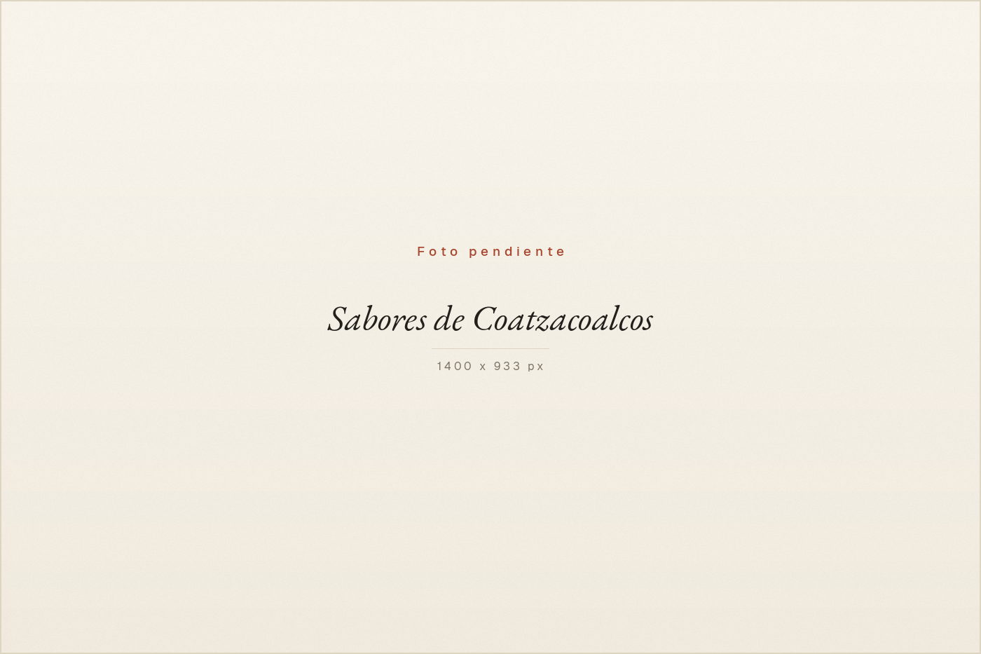 Sabores de Coatzacoalcos, Veracruz